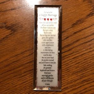 Marriage Poem Mirrored Plaque
